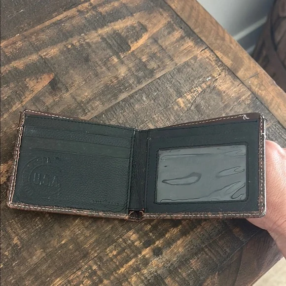 Brown and Black Myra Western cowhide &leather Wallet - Picture 4 of 5